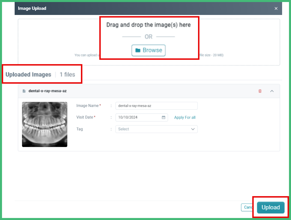 Upload or Manage Clinical Images in CareStack – CareStack