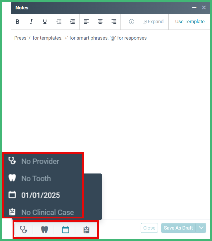 Capture Care Notes in Clinical Chart – CareStack