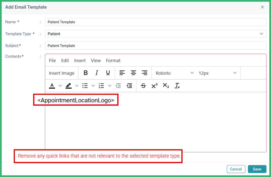 Add & Manage Memo, Email, & Text Templates – CareStack