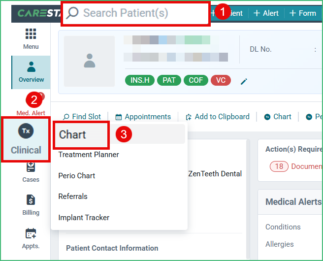 Explore the Treatment Plans Tab in the Clinical Chart – CareStack