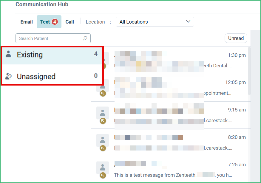 Manage Patient Correspondence via Communication Hub – CareStack